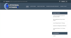 Desktop Screenshot of liposomal-vitaminc.com