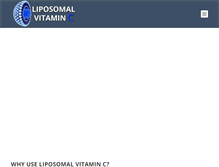 Tablet Screenshot of liposomal-vitaminc.com